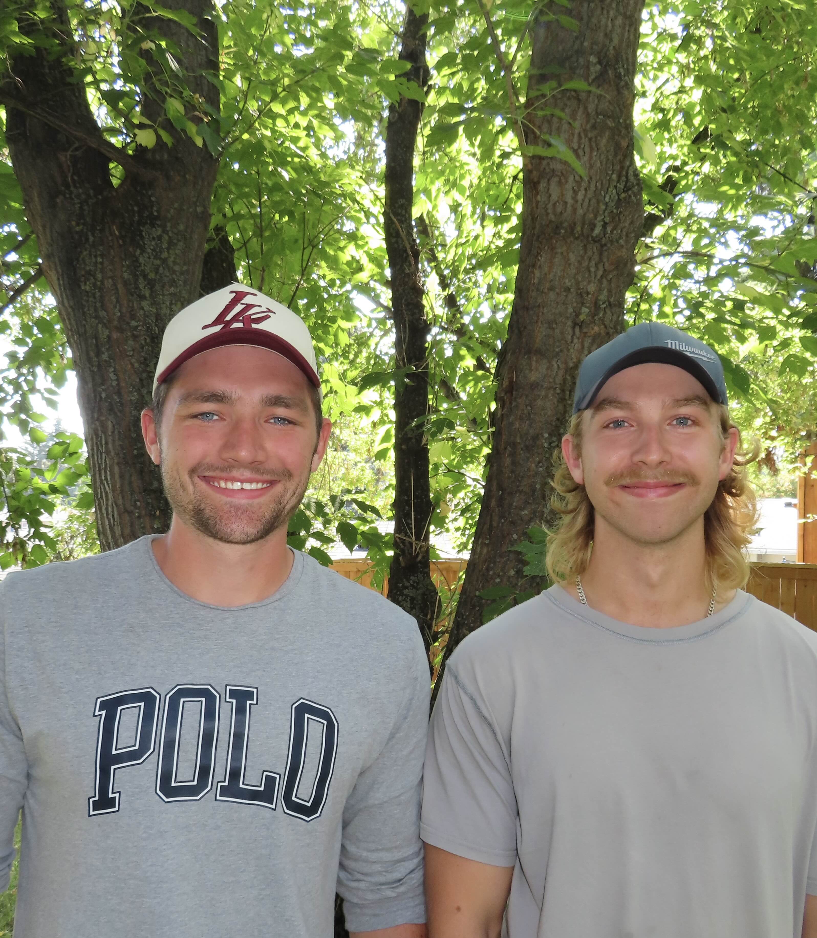 Luke Boman and Noah Letawsky of Seasonal Soldiers